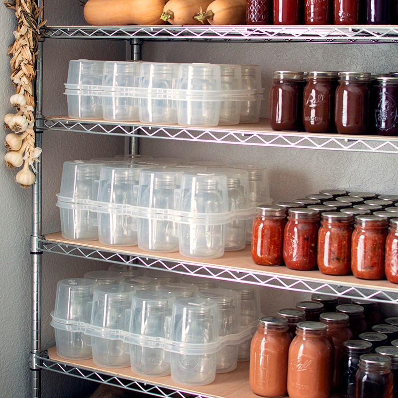 Mason Jar/ Canning Jar Storage Rack 